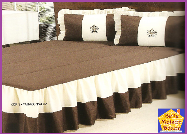 JASMIN Colcha de Casal 03 Peças KVP1287