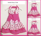 Vestido rosa c/ gola