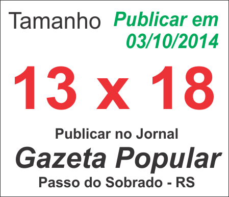 2014.10.03 - Eleitoral | Capa | * Jornal Gazeta Popular