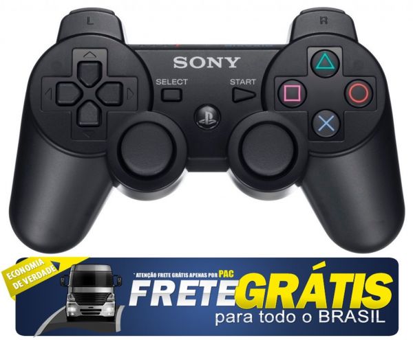 Controle Ps3 Wireless Sony Dual Shock 3 Sem Fio