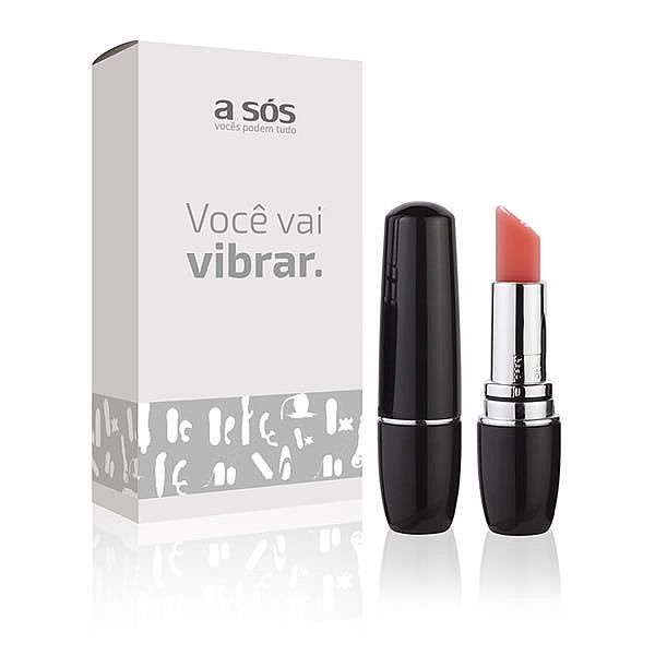 Vibrador Batom Vibe - Preto