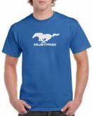 Camiseta Auto Ford Mustang Azul Royal