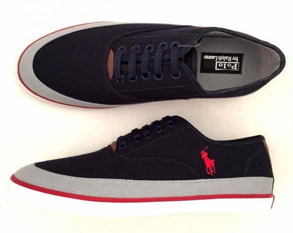 SAPATÊNIS POLO RALPH LAUREN 3 AZUL MARINHO C/ CINZA - PRL-9007