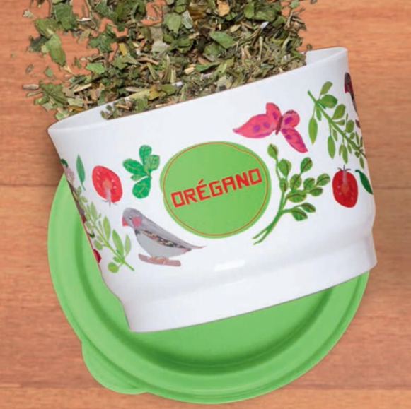 Tupperware Potinho Floral Orégano 140m