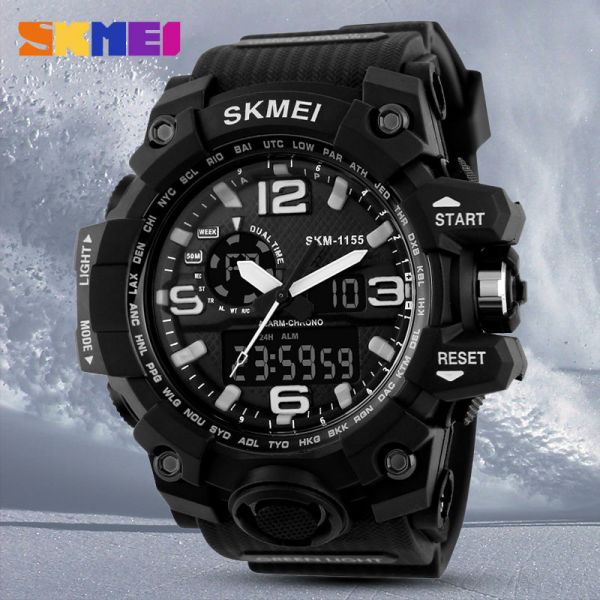 Relógio SKMEI Estilo SHOCK! Militar Esportivo Digital e Analógico