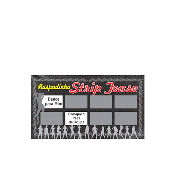 Raspadinha do Strip Tease Miss Collection  Raspadinha do Strip Tease Miss Collection