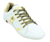 Sapatênis Feminino Osklen Branco e Dourado