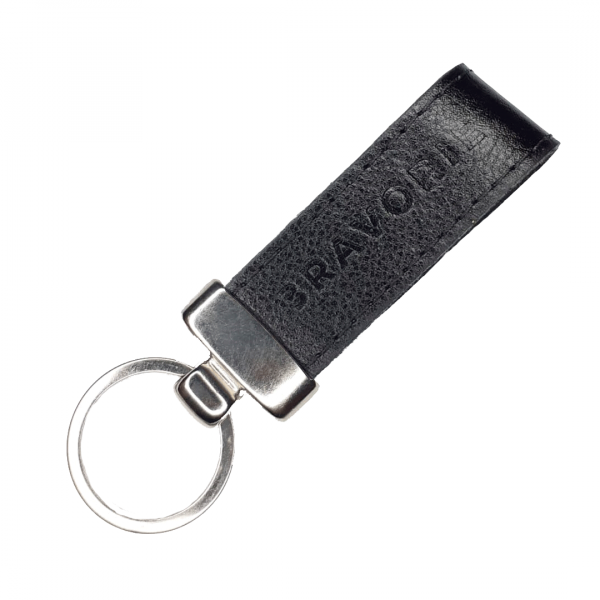 Chaveiro em couro Preto