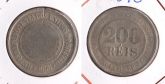 V049-6 - 200 Réis 1896  -Tiragem 2.850.000