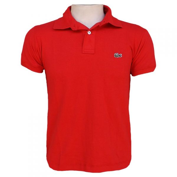 CAMISA MASCULINA POLO LACOSTE VERMELHA
