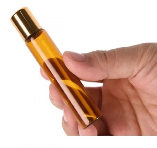 30 Roll on Vidro Ambar de 10ml