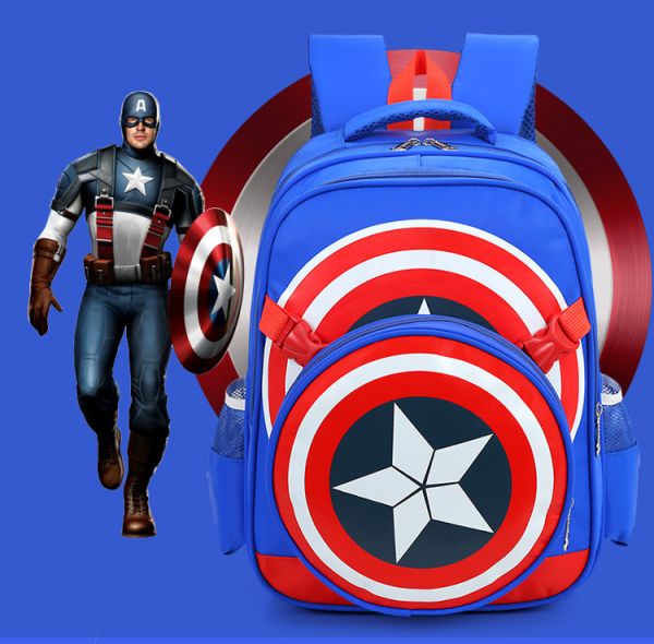 Mochila Capitão América + lancheira