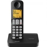Telefone sem Fio Philips Preto D4001B/BR com Identificador d