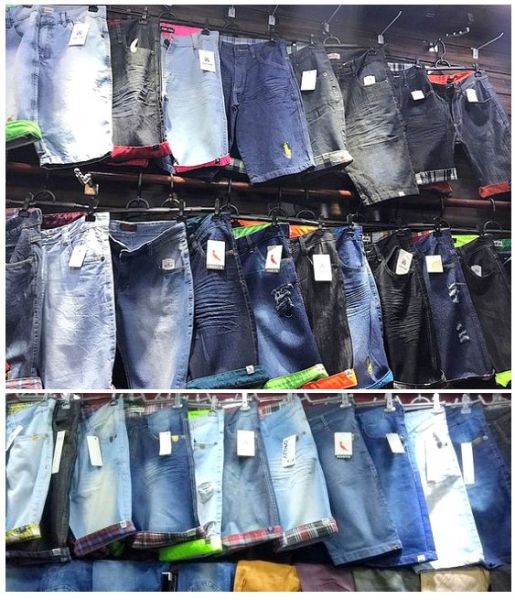 10 Peças - Bermudas Jeans Masculinas ** 34 ao 48