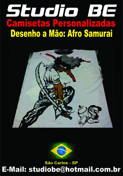 Camiseta do AFRO SAMURAI