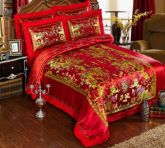 Jogo De Cama Queen Size 3D 4Pçs