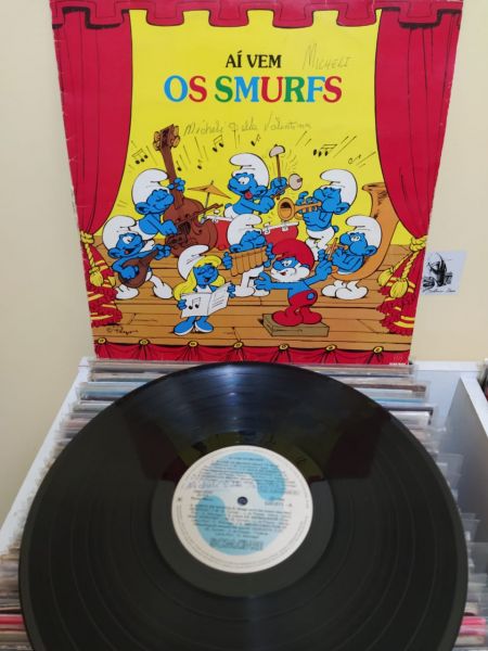 Lp Os Smurfs - Aí Vem (Som Livre - 1986)