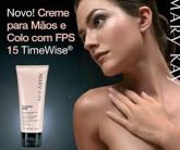 Creme para mãos e Colo com fps15  time wise
