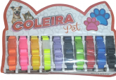 Cartela de coleira tamanho P