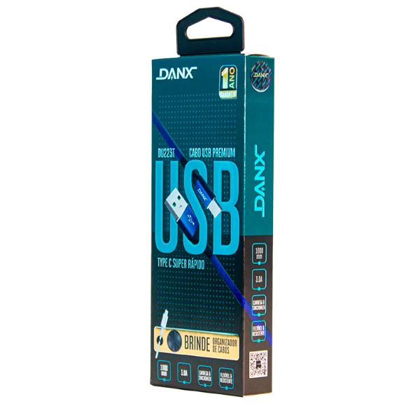 Cabo Tipo C 3A 1 metro DU223T