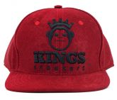 Boné Aba Reta Kings Sneakers Aveludado Bordô