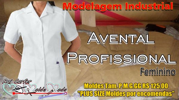 Avental Feminino (MOLDE) Modelagem Industrial
