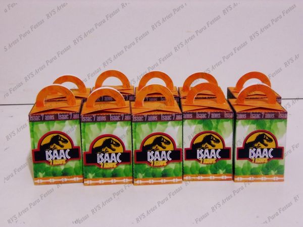 10 Caixas com alça - Jurassic Park