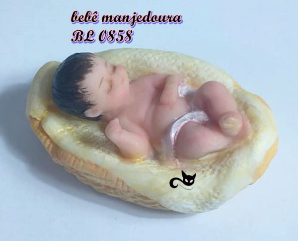 Bebê Jesus na manjedoura ( 0858)