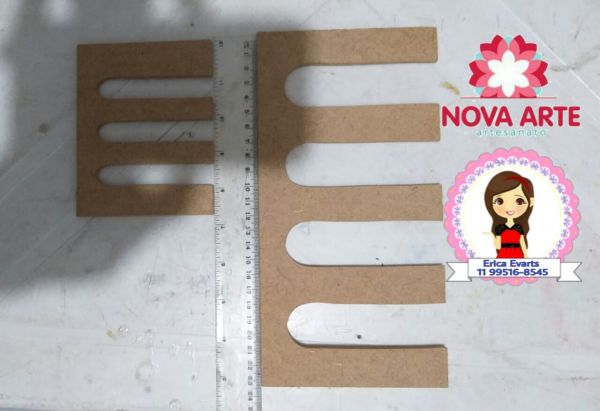 Gabarito para fazer cabelo de boneca