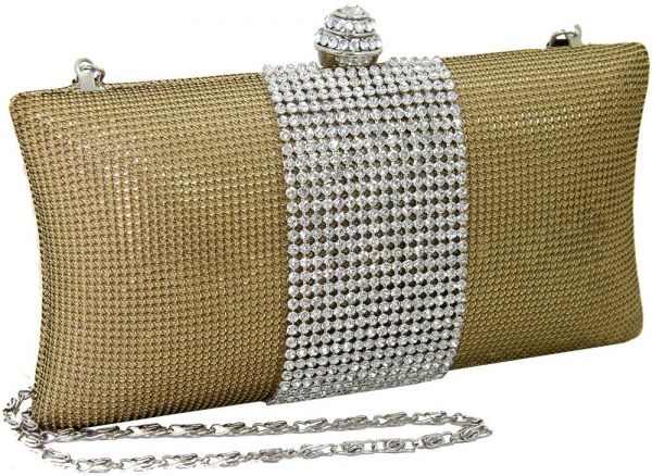 BF3172 - Bolsa de festa Clutch - DOURADO
