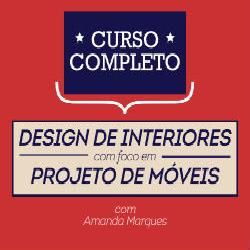 Curso Completo de Design de Interiores com Foco em Projeto de Móveis