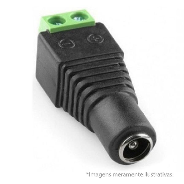 100 Conectores Plug P4 Fêmea com Borne