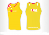 Blusa Feminina Regata "Eu Amo Correr"