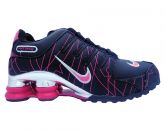 Tênis Nike Shox NZ Preto e Rosa MOD:11013