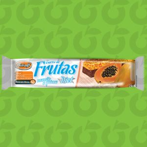 Barra de Frutas Mamão Diet 24 Gramas Biosoft