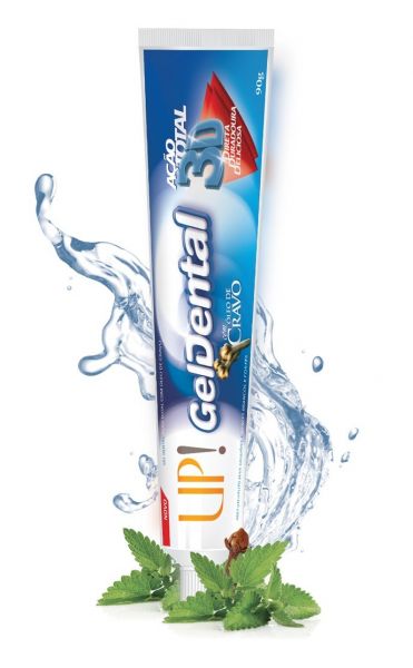 Gel Dental UP! – Ação Total 3D – Menta e Cravo 90g