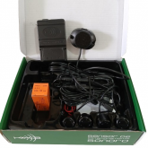 Sensor de Estacionamento 4 Pontos 18mm Preto Brilhante Sonoro KX3 CD6622