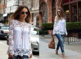 Blusa de manga Shirt -  32255119435