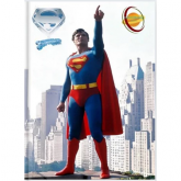 SUPERMAN-THE MOVIE-PHOTOBOOK -CHRISTOPHER REEVE-FOTOS RARAS DO FILME DE 1978-CAPA DURA-20 PÁGINAS