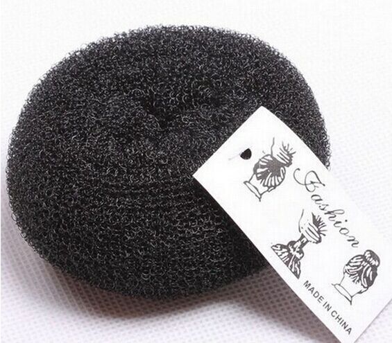 DIY Pure malha coque cabelo Donut fazer seu cabelo mais elegante tamanho pequeno 7 cm