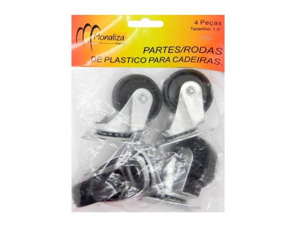 MZ-36008 - RODAS DE PLÁSTOCO P/ CADEIRAS