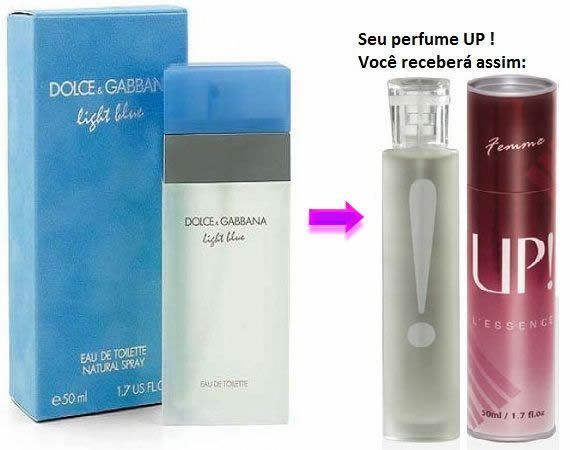 Perfume Feminino 50 ml - Up! 14 D&G  Light Blue