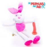 Pelucia coelho porta protese