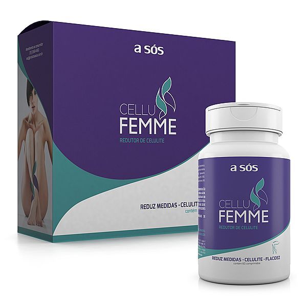 Redutor de Celulite Comprimidos Cellu Femme - 60 Comprimidos