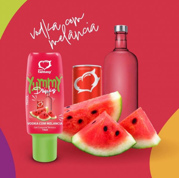 Gel Yummy - vodka c/ melancia