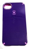 CASE SPECK CANDYSHELL ROXA COM ROSA PARA IPHONE 4 E 4S