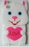 CASE COELHO LOVE BRANCO PARA IPHONE 4 E 4S