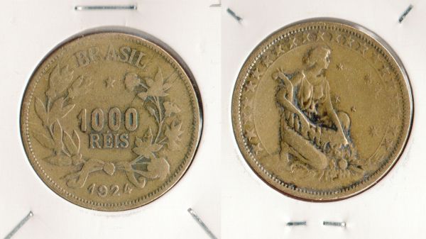 V128-1 - 1$000 1924 -T iragem 9.354.000