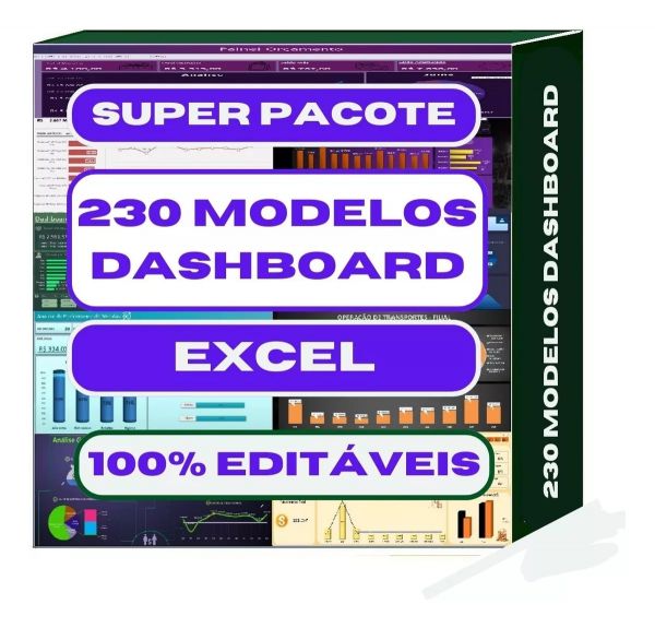 Pacote com mais de 230 Modelos Dashboards