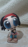 personagen colecionável ( jack sparrow )   17 cm de autura